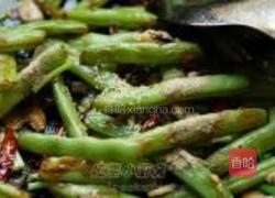 干煸四季豆的做法图解5