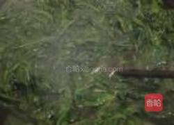 拌蒜泥空心菜叶的做法图解2