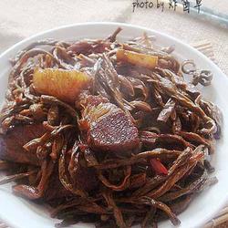 豇豆干焖肉的做法[图]