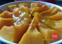 蜂蜜柚子蒸南瓜的做法图解3
