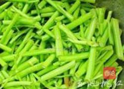 空心菜梗炒肉丝的做法图解2