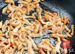 空心菜梗炒肉丝的做法图解3