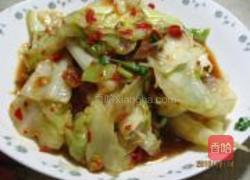 剁椒蒸包菜的做法图解6