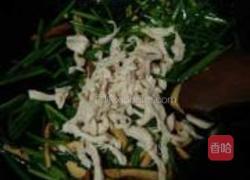 香干鸡丝炒蒜苗的做法图解10
