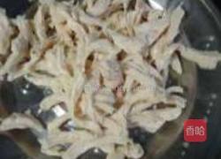 香干鸡丝炒蒜苗的做法图解6
