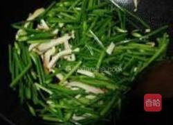 香干鸡丝炒蒜苗的做法图解8