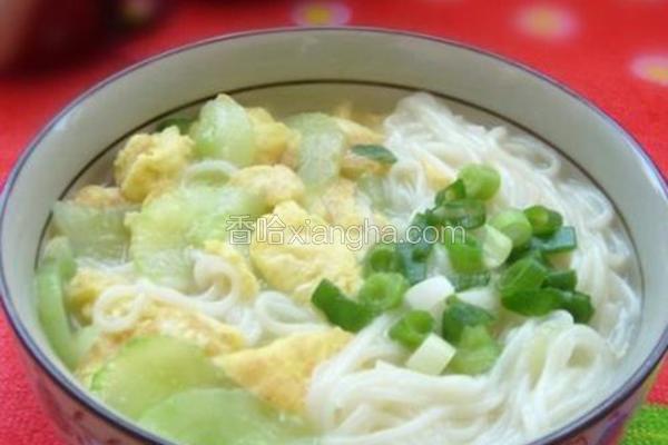 黄瓜鸡蛋面