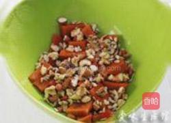 芝士果仁焗南瓜的做法图解4