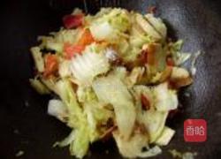 白菜烧豆干的做法图解6