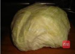 呛炒包菜的做法图解2