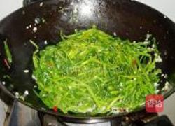 椒丝腐乳通菜的做法图解4