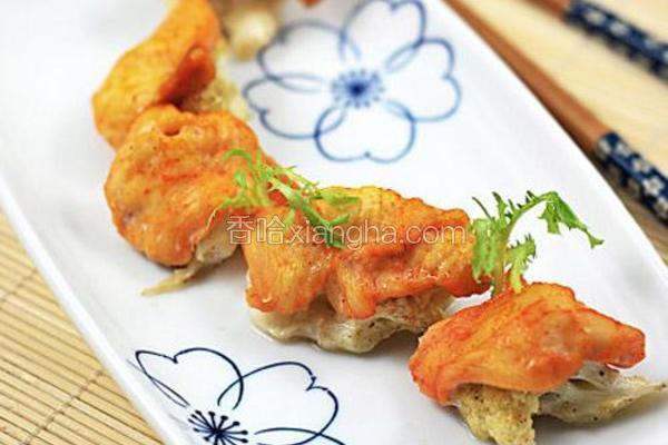 菜花拱肉
