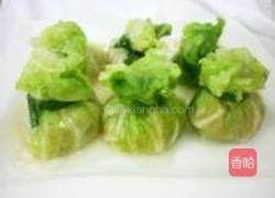 虾肉白菜包的做法图解8