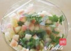 爽口瓜皮丁的做法图解5