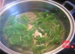 龙须菜清汤的做法图解1