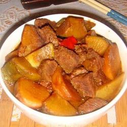 萝卜炖牛肉的做法[图]