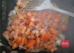 洋葱西红柿鸡蛋浇饭的做法图解5