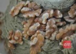 抹茶核桃圆面包的做法图解4