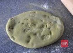 抹茶核桃圆面包的做法图解7