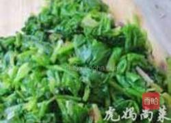蛋皮菠菜的做法图解8
