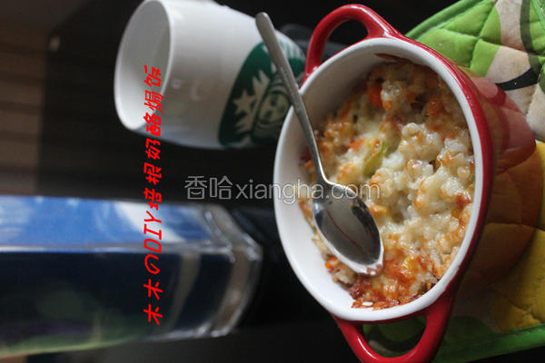 培根奶酪焗饭