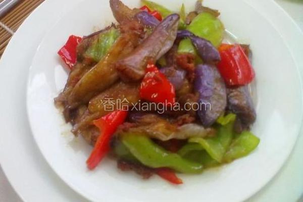 蚝油肉沫手撕茄子