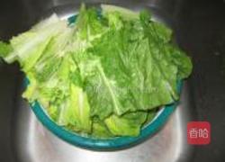 蒜末炒罗曼生菜的做法图解1
