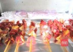 蒜香烤鸡胗的做法图解3