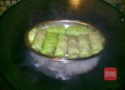 圆白菜香菇肉卷的做法图解8