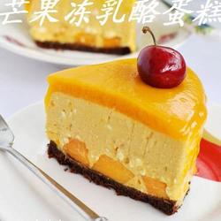 芒果冻乳酪蛋糕的做法[图]