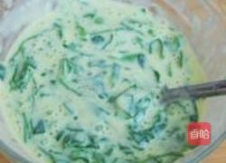 木耳菜煎饼的做法图解6