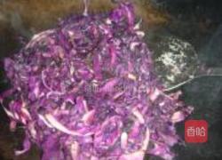 姜丝紫甘蓝的做法图解5