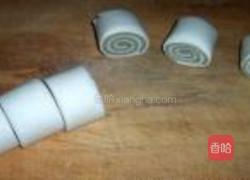 抹茶双色奶香馒头的做法图解11