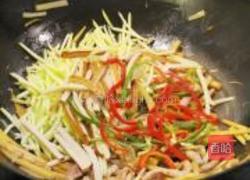 鲜笋炒豆腐干的做法图解9
