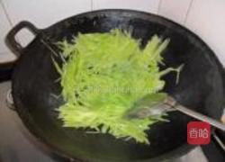 清爽莴笋丝的做法图解4