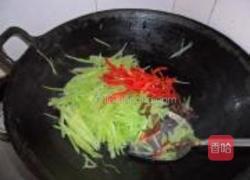 清爽莴笋丝的做法图解5