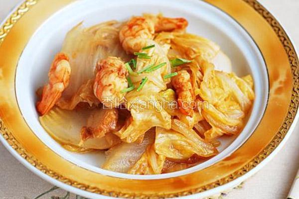 虾仁白菜