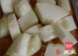 冬瓜蓉荠菜汤的做法图解2