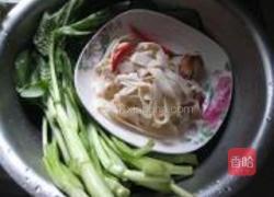 千张菜心的做法图解1