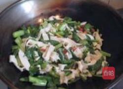 千张菜心的做法图解6