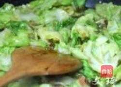 蚝油手撕包菜的做法图解4