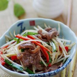 银针牛肉片的做法[图]