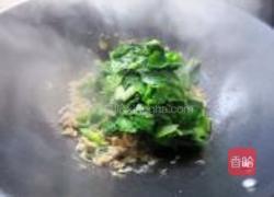 清炒虾皮小白菜的做法图解4