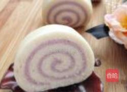 双色紫薯馒头卷的做法图解10