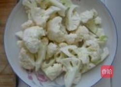 菜花烧鹌鹑蛋的做法图解2