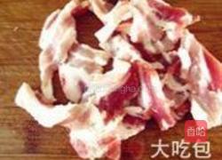干锅五花肉菜花的做法图解3