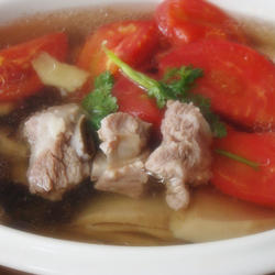 鸡腿蘑炖排骨的做法[图]