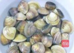 丝瓜文蛤饼的做法图解1