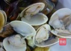 丝瓜文蛤饼的做法图解4