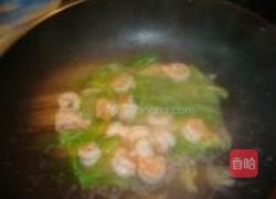 芥蓝花虾球的做法图解10